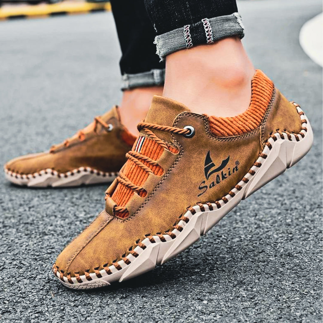The Salkin™ Genuine Leather Italian Shoes Shoes