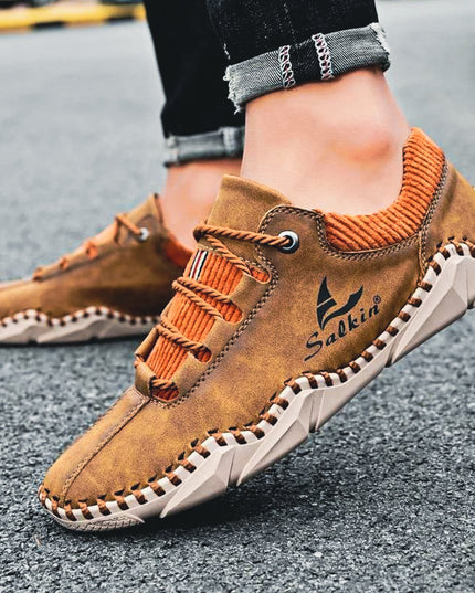 The Salkin™ Genuine Leather Italian Shoes Shoes