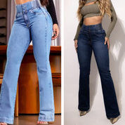 Dana | High-waisted stretch flared jeans