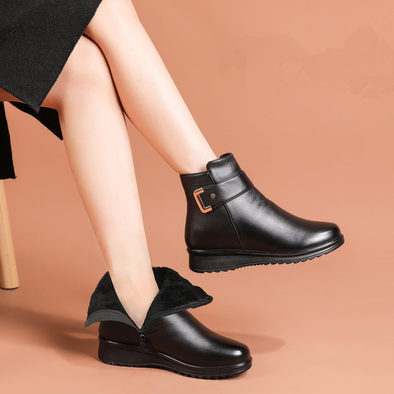 Lucy | Comfortable anti-slip boots Chaussures en cuir pour femmes