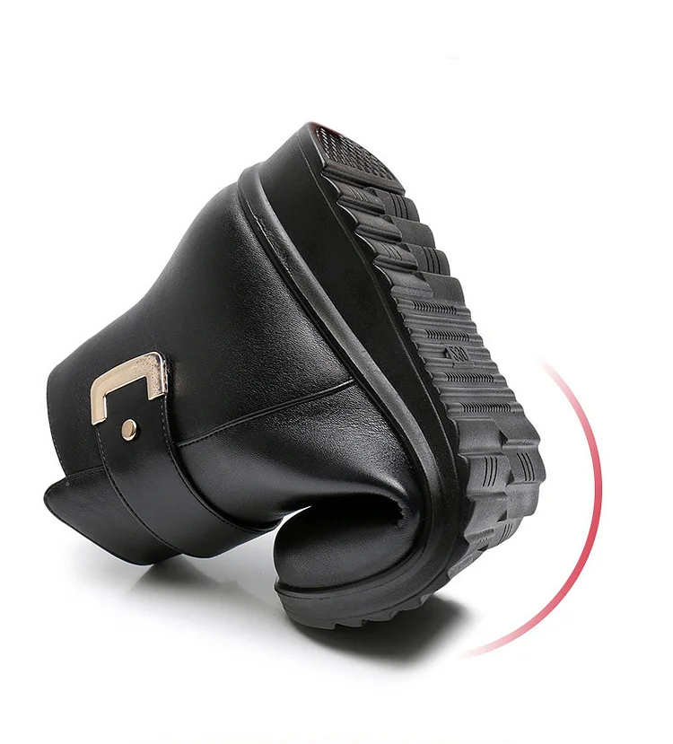Lucy | Comfortable anti-slip boots Chaussures en cuir pour femmes