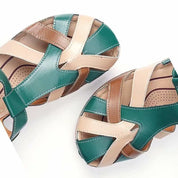 Evie™ - Adjustable Orthopedic Leather Wedge Sandals Sandals