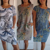 Evelyn | Dress with botanical print Dresses