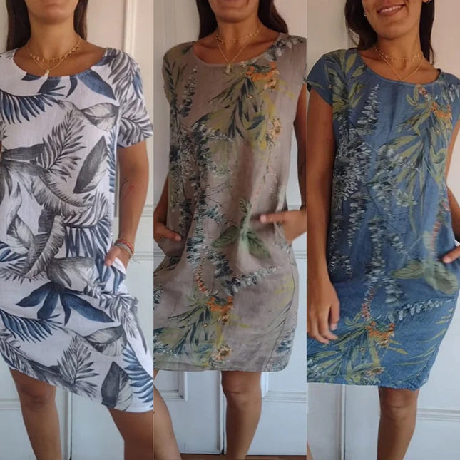 Evelyn | Dress with botanical print Dresses