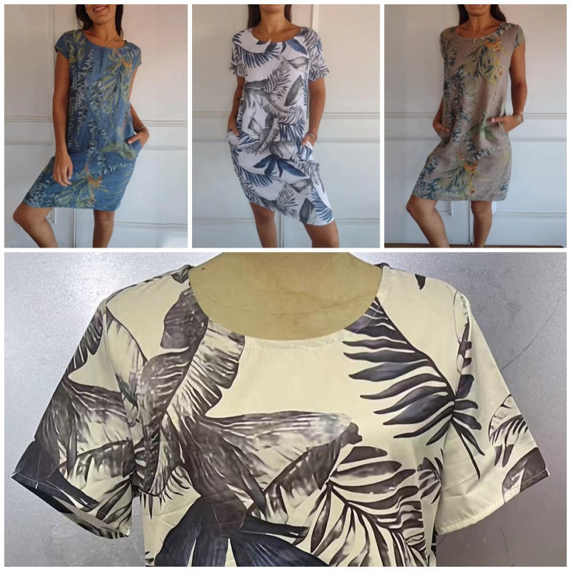 Evelyn | Dress with botanical print Dresses