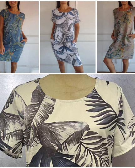 Evelyn | Dress with botanical print Dresses
