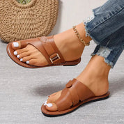 Quinn Lightweight Orthopedic Leather Sandals Sandals
