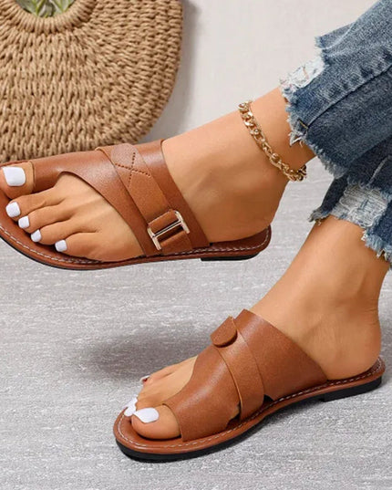 Quinn™ Lightweight Orthopedic Leather Sandals Sandals