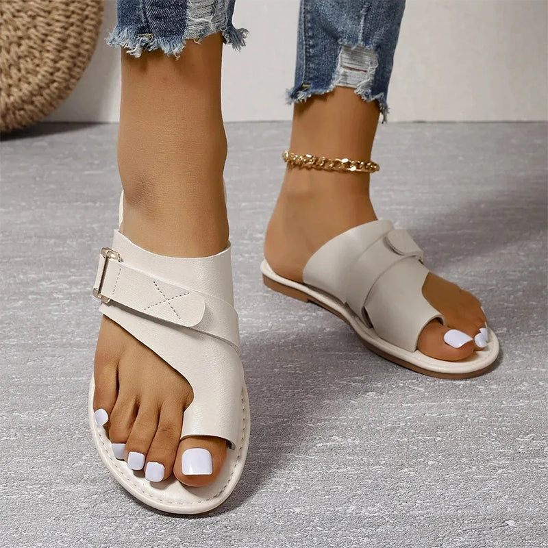 Quinn Lightweight Orthopedic Leather Sandals Sandals