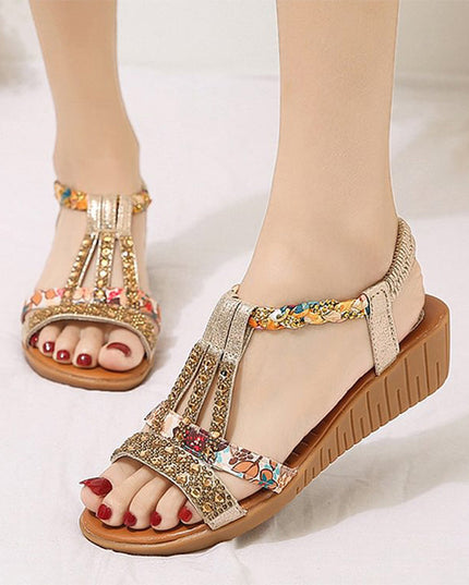 Nova™ - Crystal Orthopedic Sandals With Handmade Details