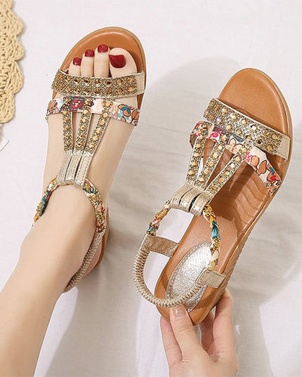 Nova™ - Crystal Orthopedic Sandals With Handmade Details