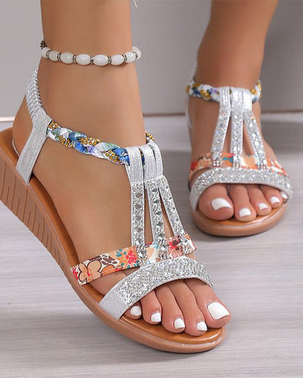 Nova™ - Crystal Orthopedic Sandals With Handmade Details