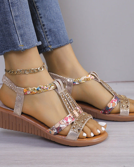 Nova™ - Crystal Orthopedic Sandals With Handmade Details