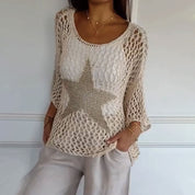 Eliza | Starry Knit Top