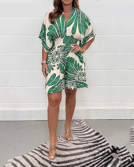 Fiona | Elegant Jumpsuit Green Jumpsuits