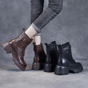 Holly™ - Warm Orthopedic Leather Boots Boots