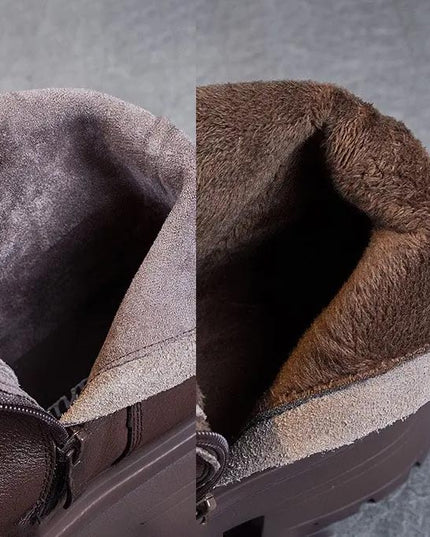 Holly™ - Warm Orthopedic Leather Boots Boots