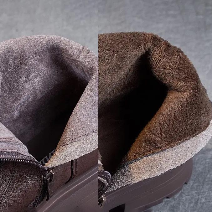 Holly™ - Warm Orthopedic Leather Boots Boots