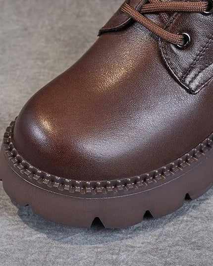 Holly™ - Warm Orthopedic Leather Boots Boots