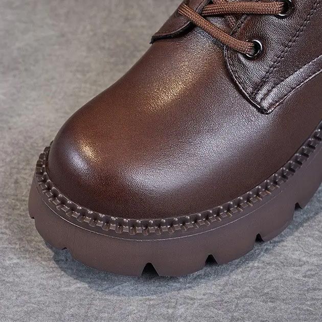 Holly™ - Warm Orthopedic Leather Boots Boots