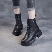 Holly™ - Warm Orthopedic Leather Boots Boots