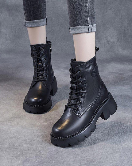 Holly™ - Warm Orthopedic Leather Boots Boots