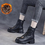 Holly™ - Warm Orthopedic Leather Boots Boots