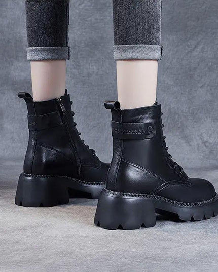 Holly™ - Warm Orthopedic Leather Boots Boots