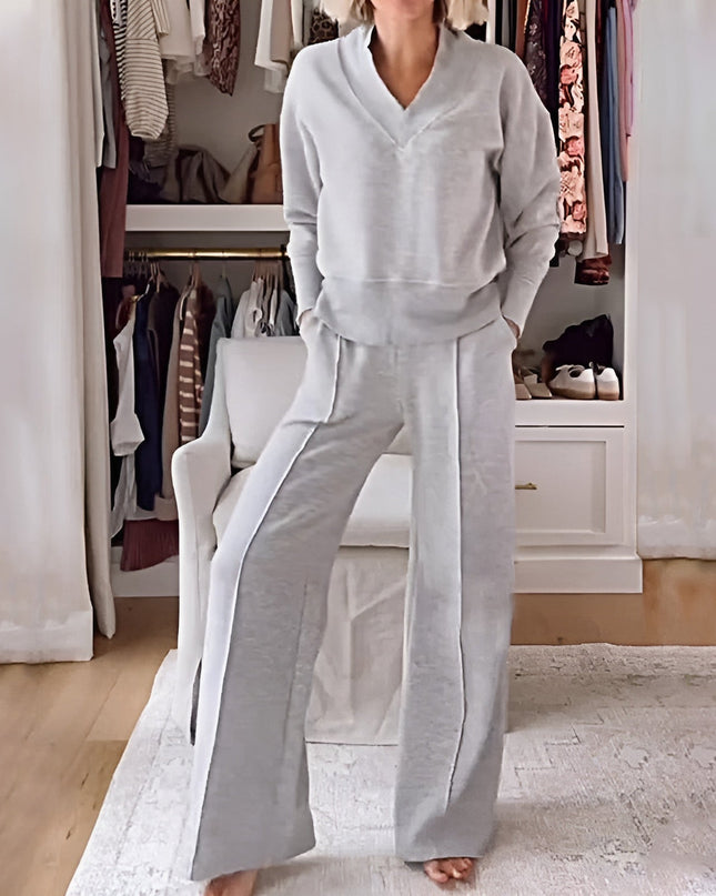 Julia | 2-piece women's tracksuit set Gray