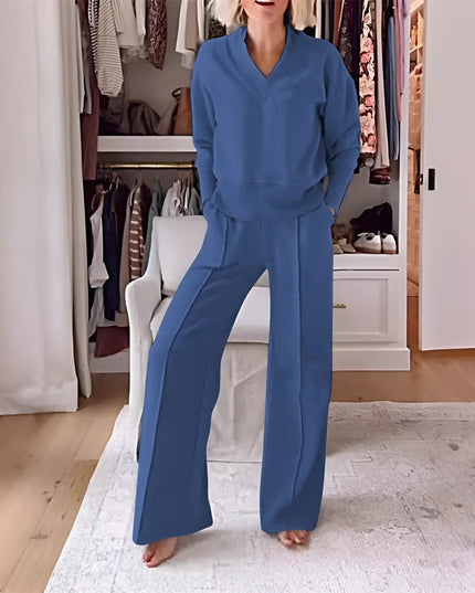 Julia | 2-piece women's tracksuit set Blue