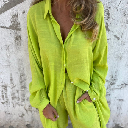 Anna | Two Pieced Set Green