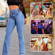 Dana | High-waisted stretch flared jeans