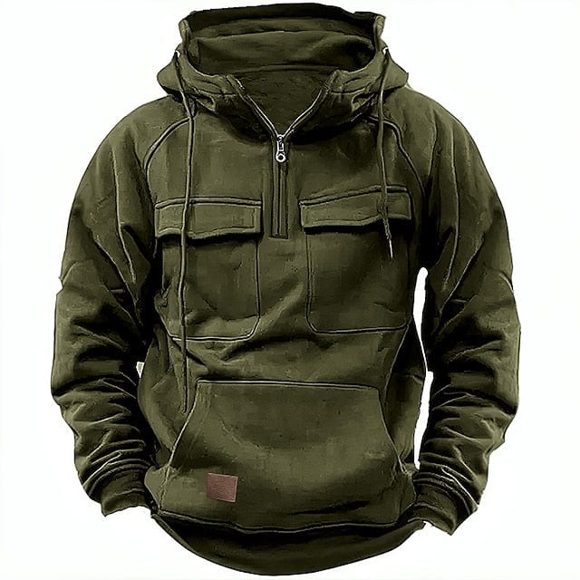Fabio | Winter Hoodie Dark Green Hoodie