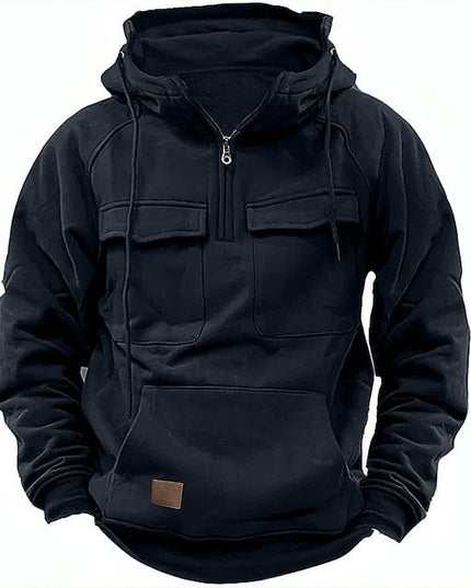 Fabio | Winter Hoodie Black Hoodie