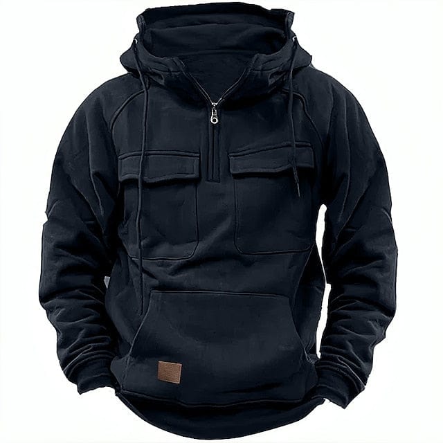 Fabio | Winter Hoodie Black Hoodie