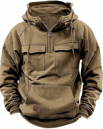Fabio | Winter Hoodie Khaki Hoodie