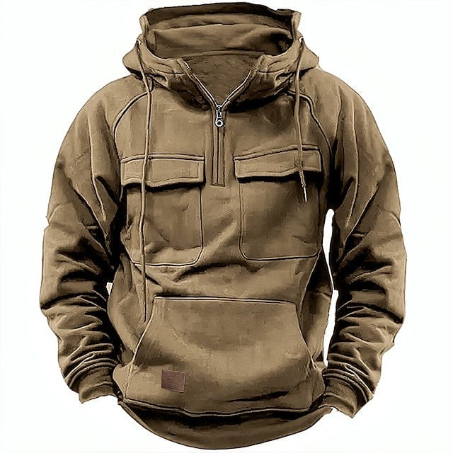Fabio | Winter Hoodie Khaki Hoodie