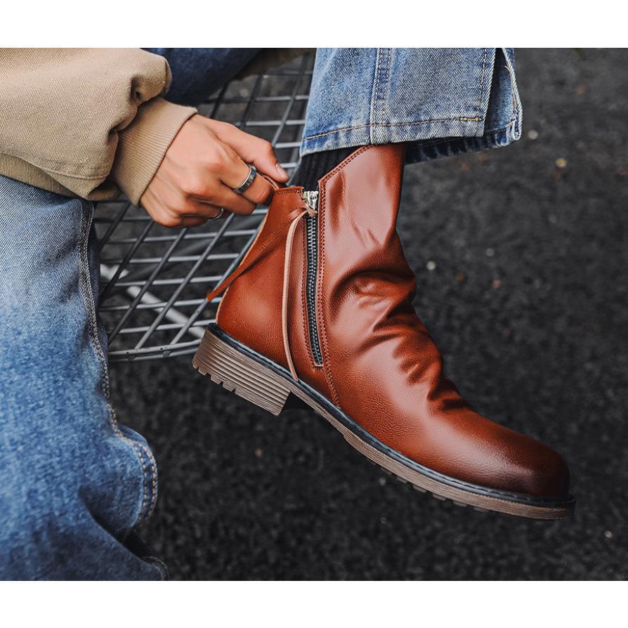 Leonardo - Leather Ankle Boots Boots