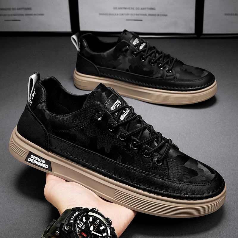 SIERRA CASUAL SHOES Black Ecke Montana Casual Leather Shoes