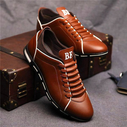 Stylish Leather Shoes Dark Brown Stylish Leather Shoes