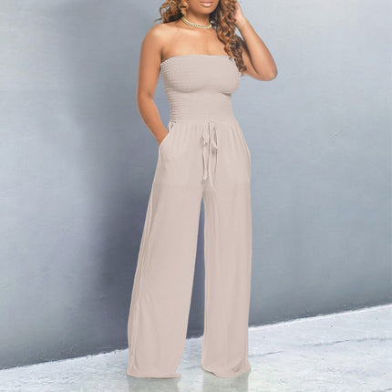 Marianne | Luxury Jumpsuit Beige