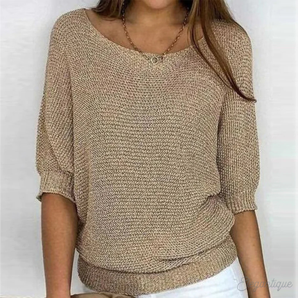 Estelle | Pullover Sand (3 still available)