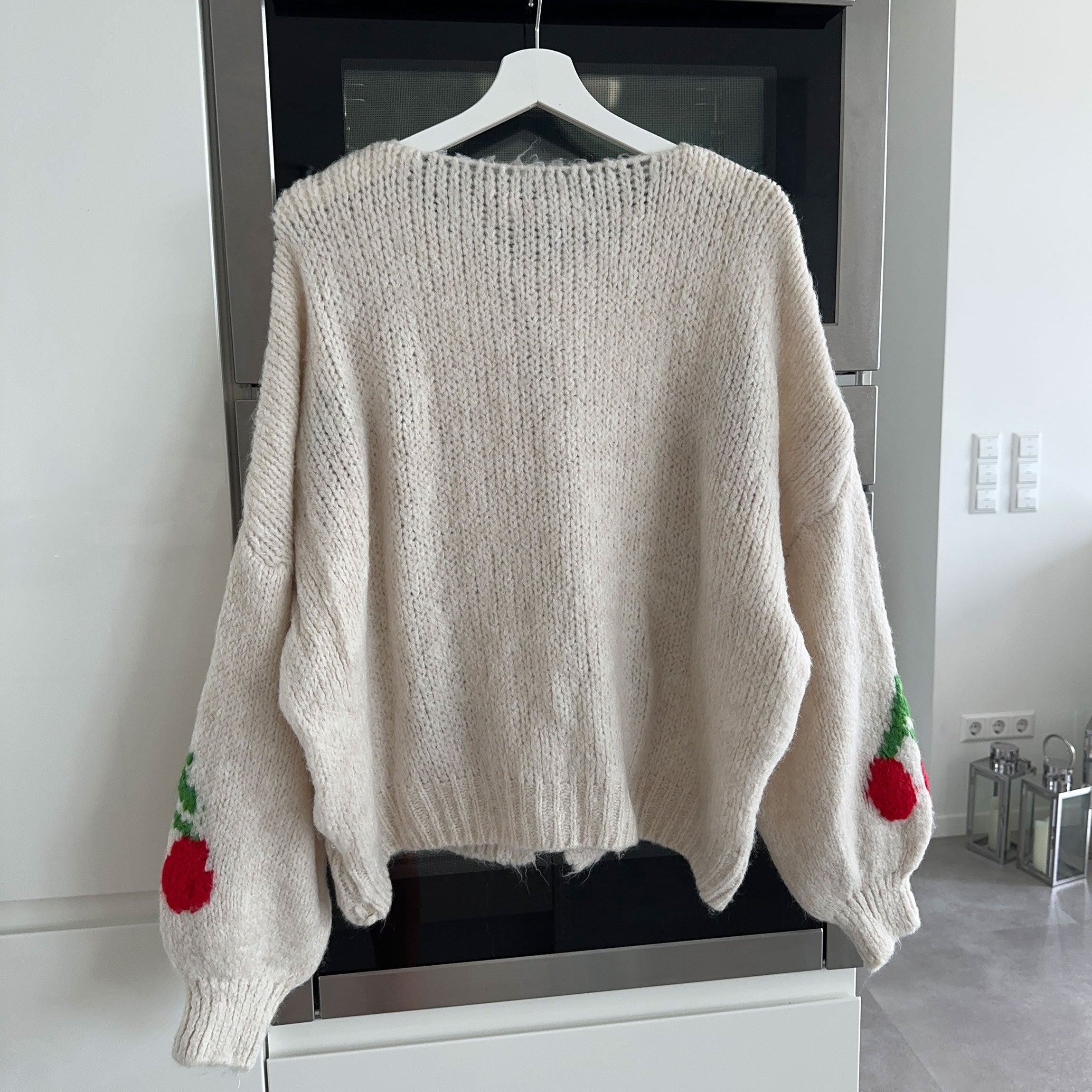 Soft Beige Bow Tie Cardigan Cardigan