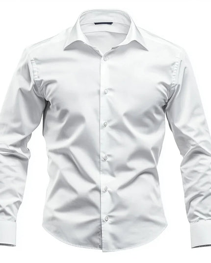 NoCrease | Wrinkle-Free Stretch Shirt Men Shirts