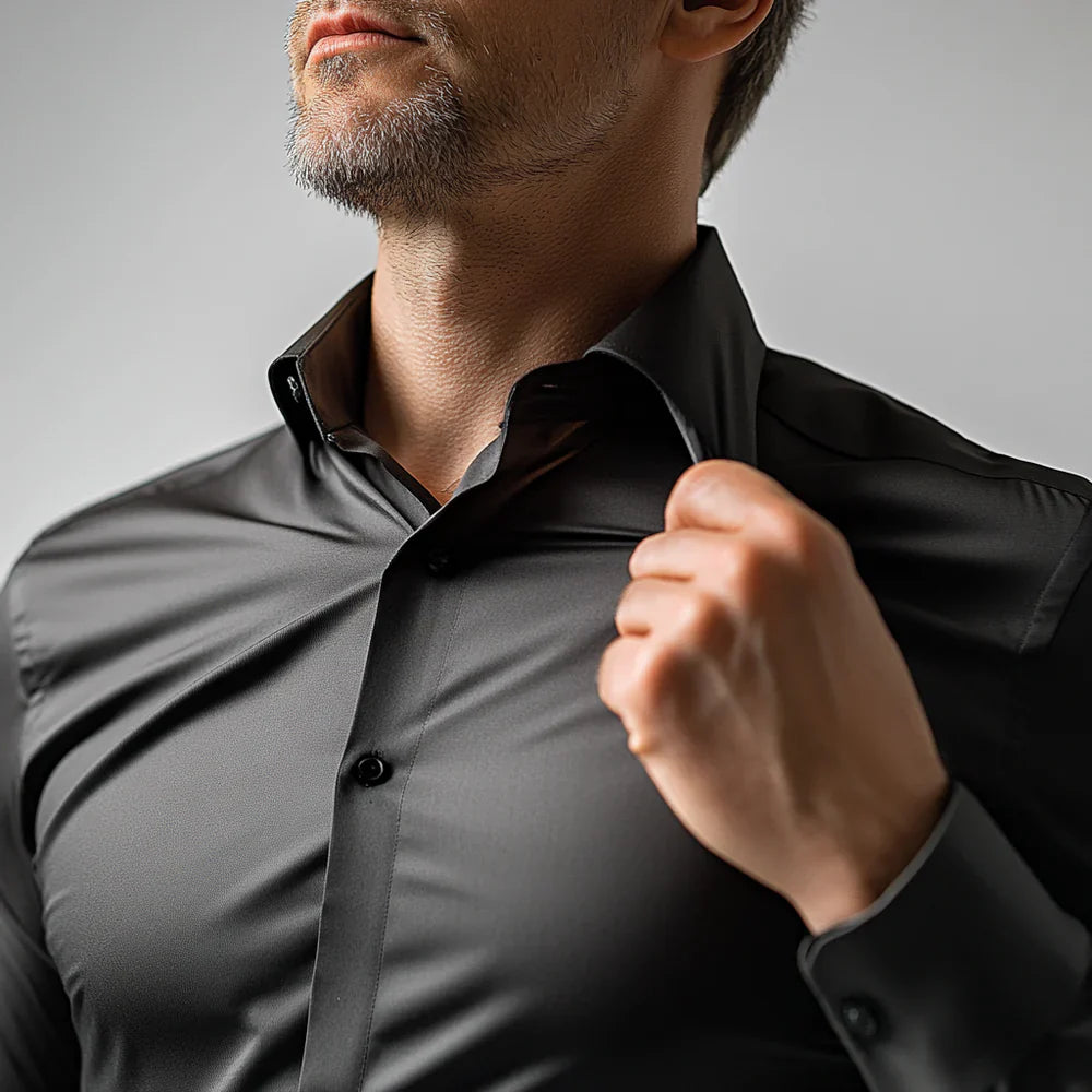 NoCrease | Wrinkle-Free Stretch Shirt Men Shirts