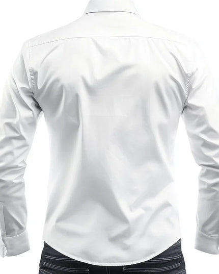 NoCrease | Wrinkle-Free Stretch Shirt Men Shirts