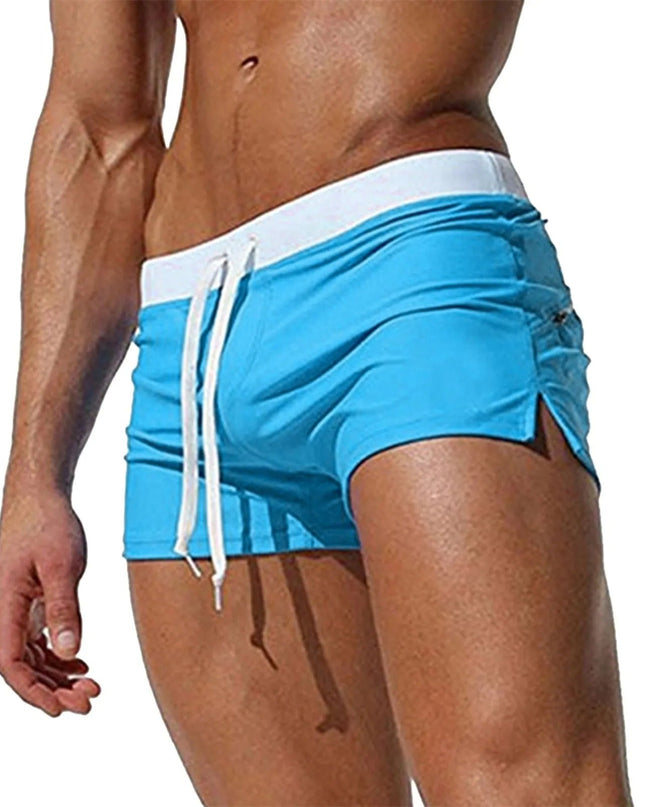 Felix | New Men's Swimming Costume Hight Blue Men Shorts