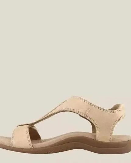 Adjustable Leather Orthopedic Sandals With Arch Support Women Sandals