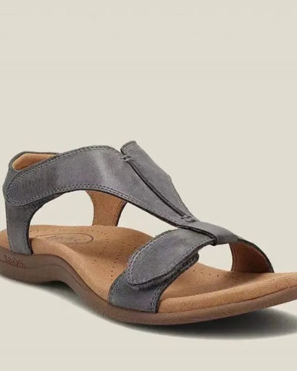 Adjustable Leather Orthopedic Sandals With Arch Support Women Sandals