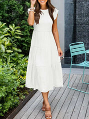 Ember™ | Sophisticated Belly-Covering Dress White Dress